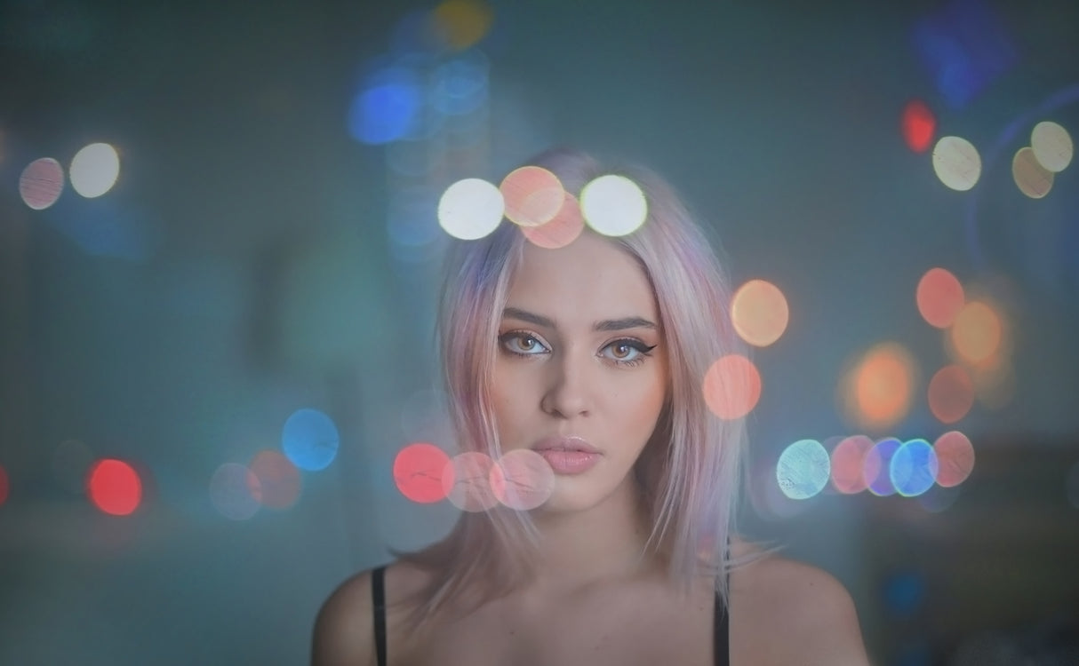 City lights Poster och Canvastavla