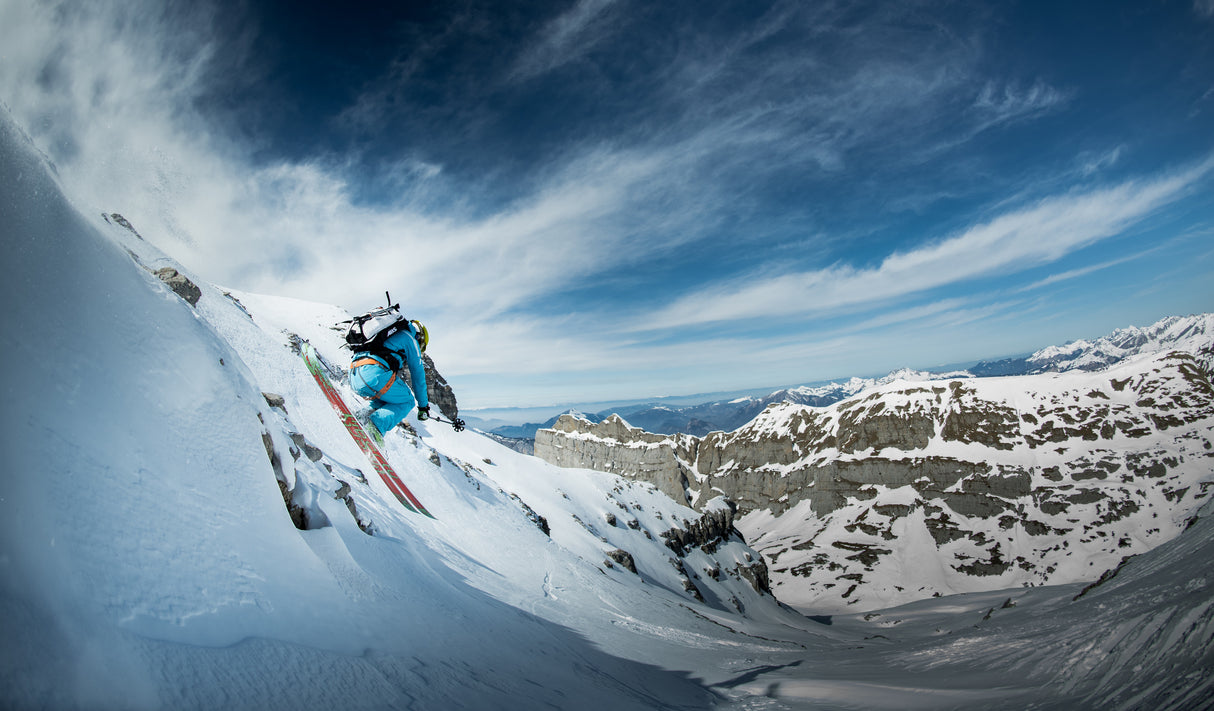 Théo de La Soujeole backdoor Flaine... Poster och Canvastavla