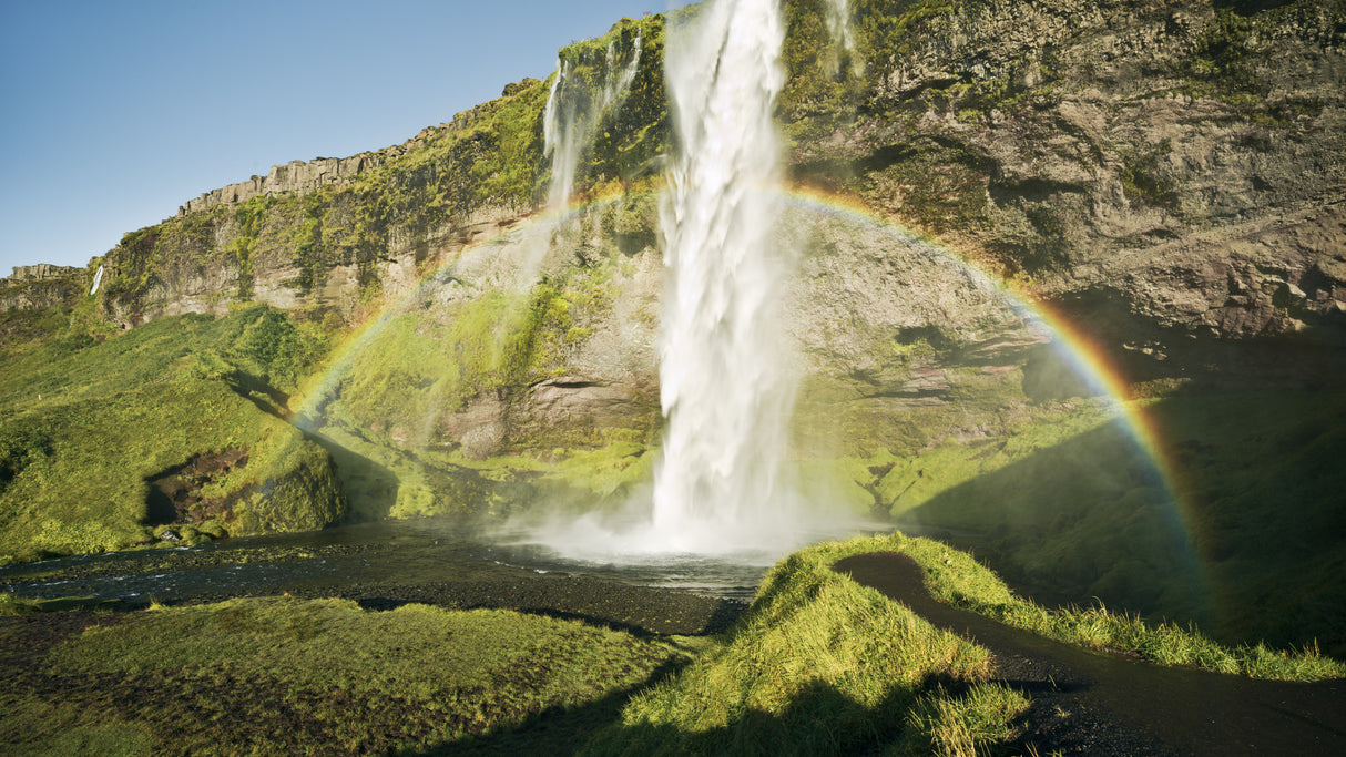 Rainbow Watefall Poster och Canvastavla
