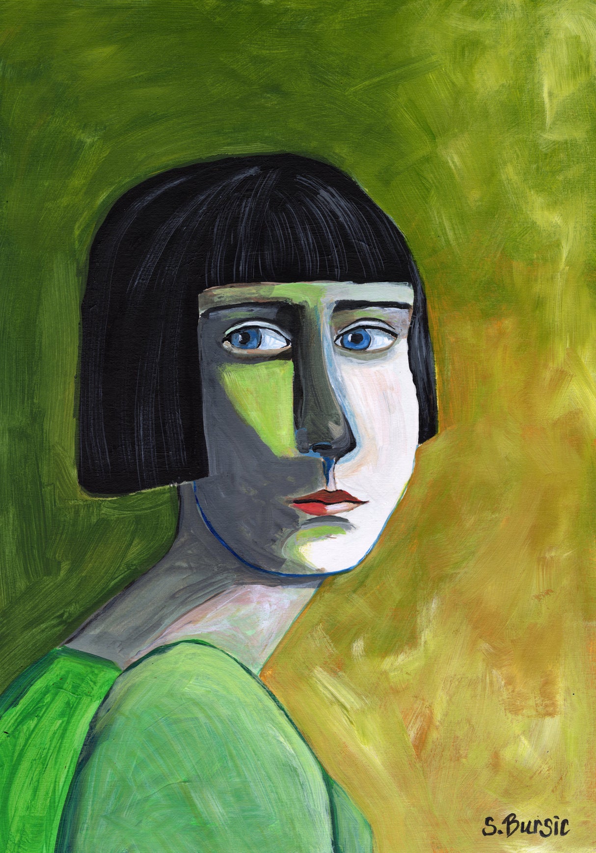 Lady with the Look Poster och Canvastavla