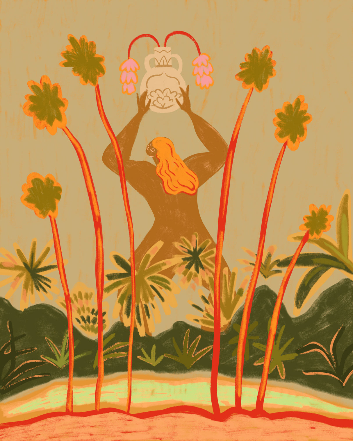 Beyond The Trees Poster och Canvastavla