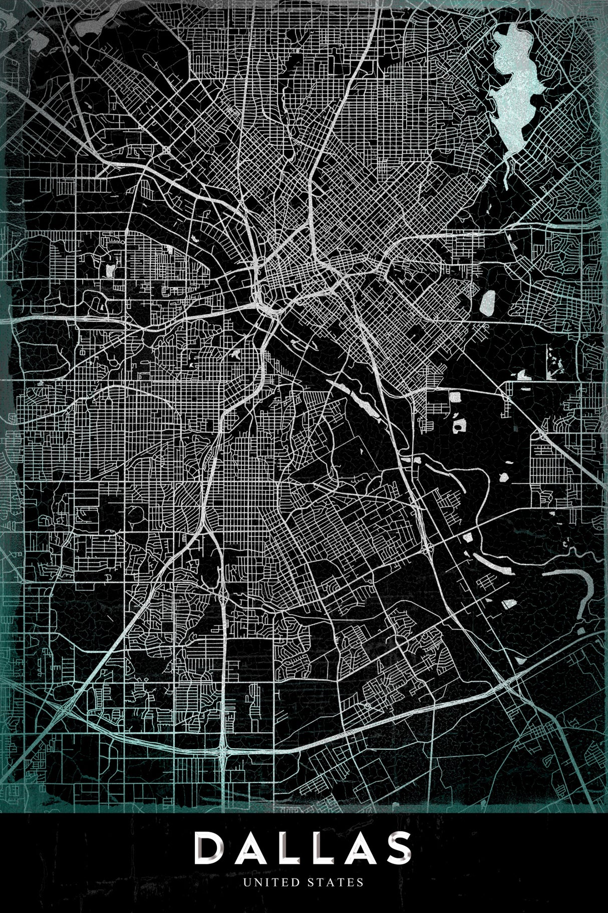 DALLAS Poster och Canvastavla