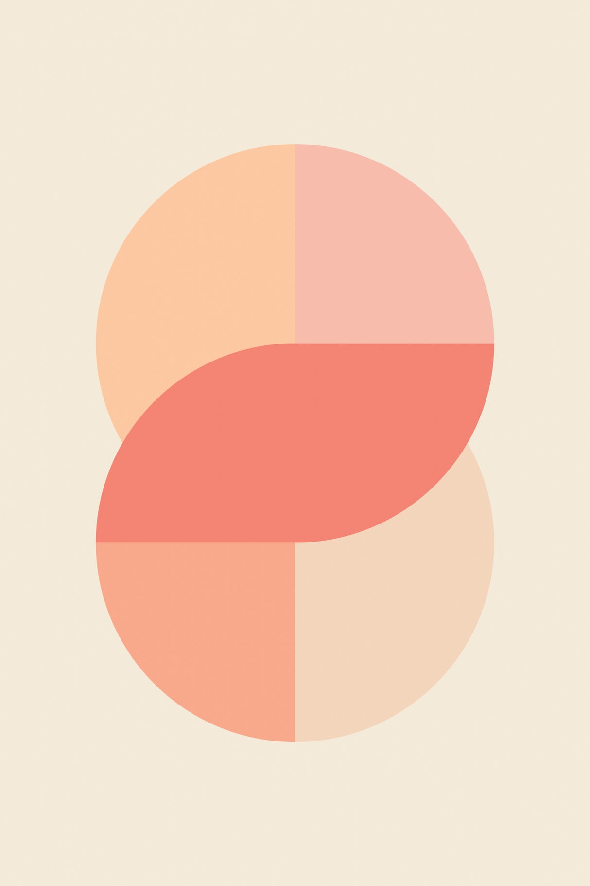 Peach 42 Poster och Canvastavla