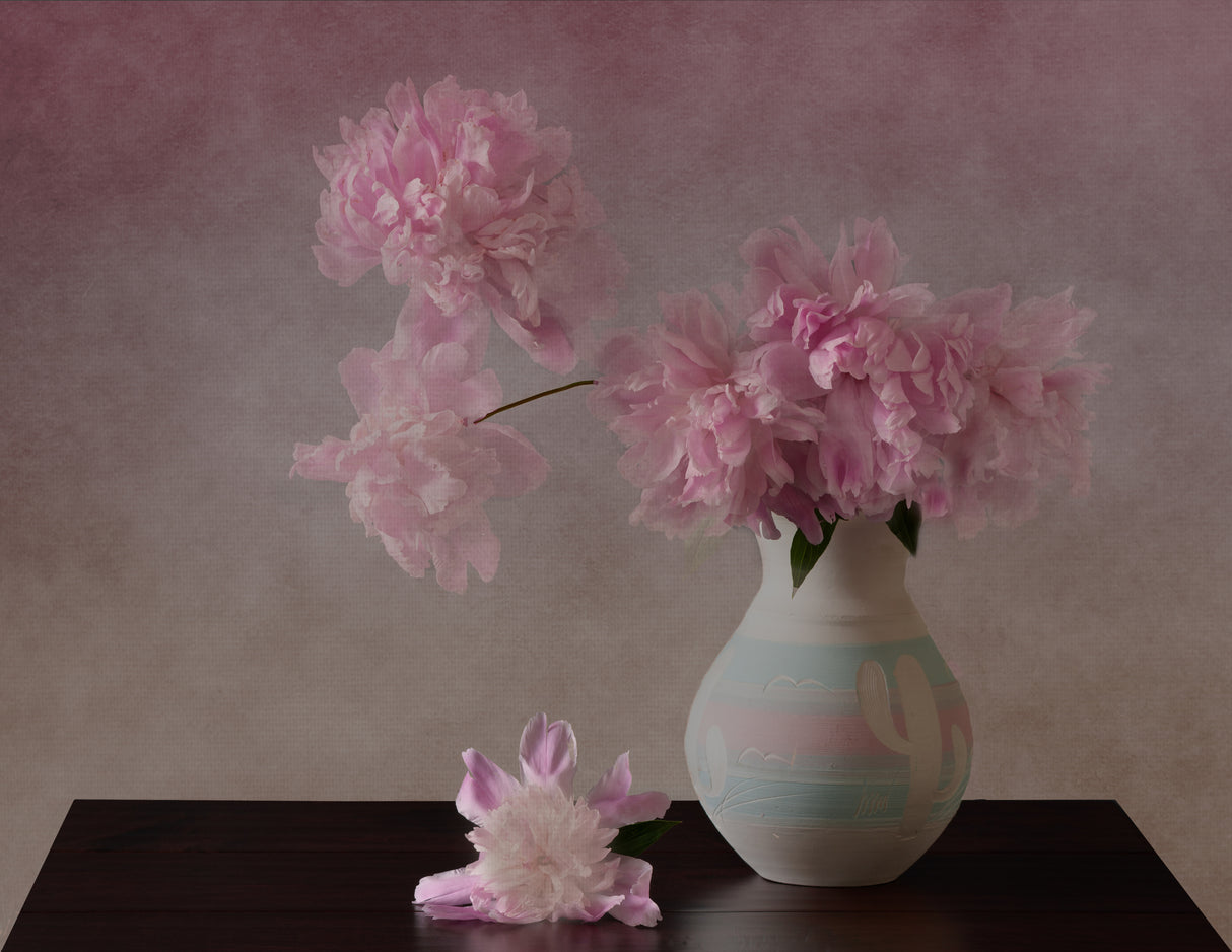Peonies Still Life Poster och Canvastavla