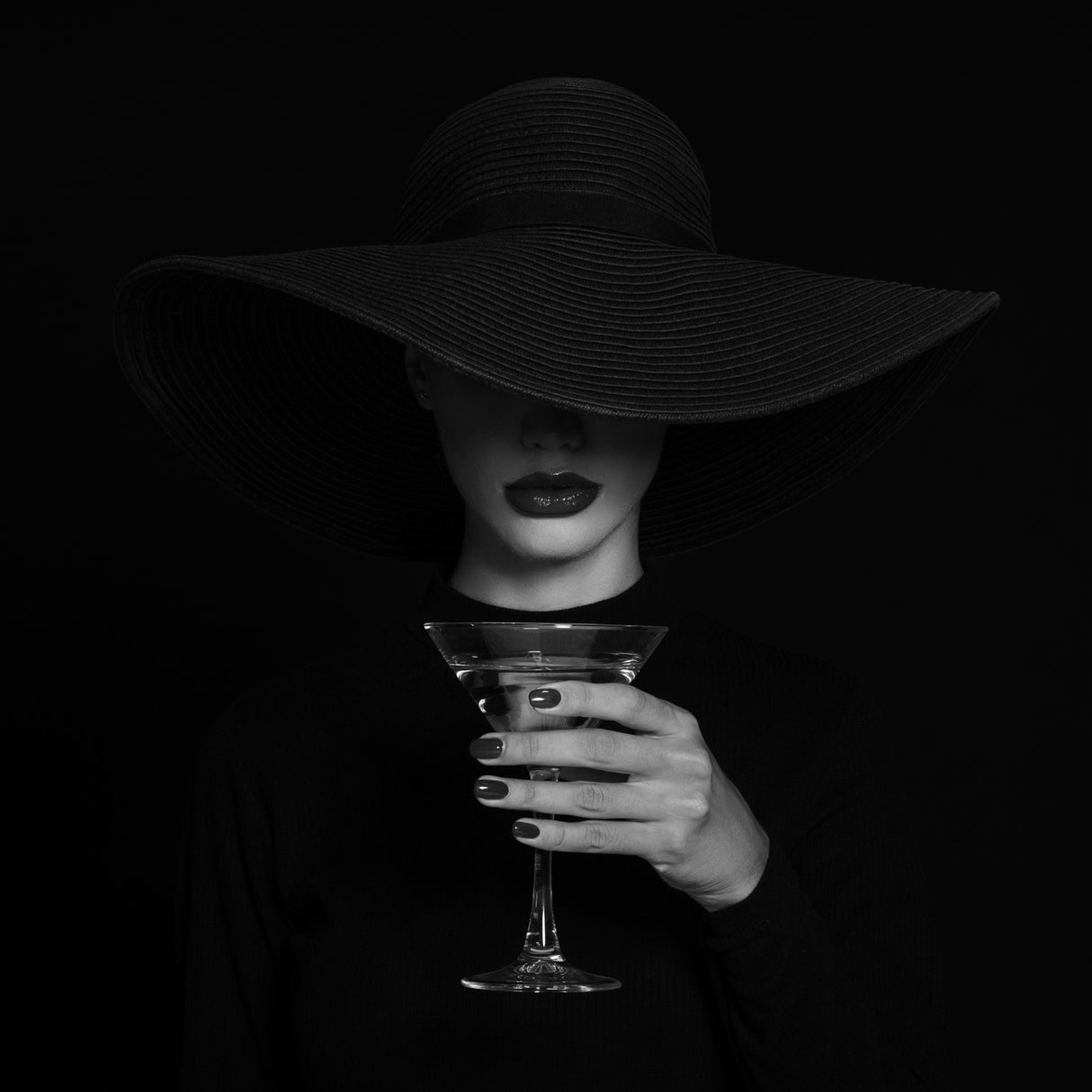 A Martini glass. Poster och Canvastavla