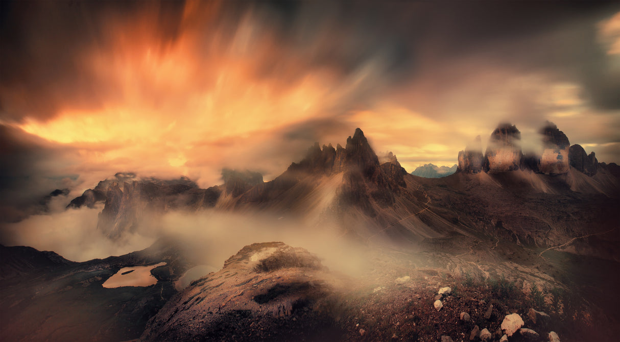 Tre Cime di Lavaredo Poster och Canvastavla