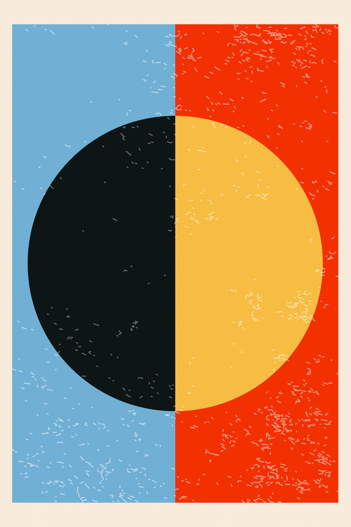 Minimal Abstract Shapes Series #27 Poster och Canvastavla