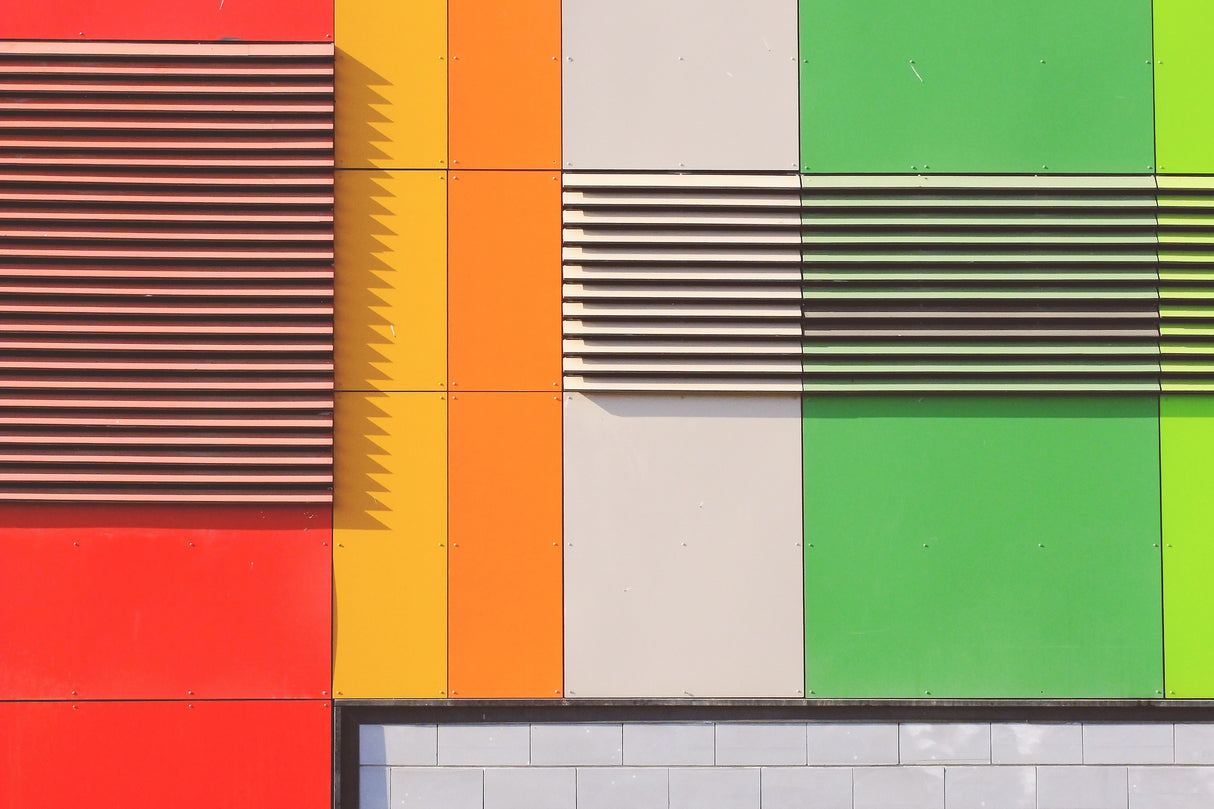 shapes and colors Poster och Canvastavla