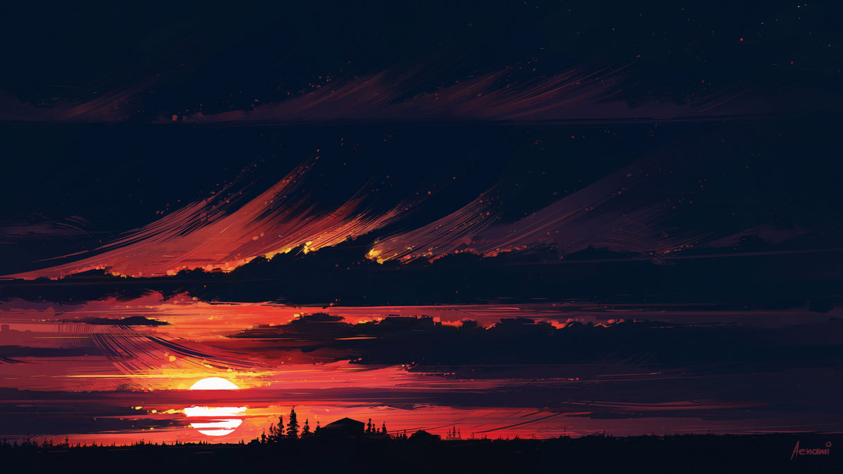 Redmoon7k.png Poster och Canvastavla