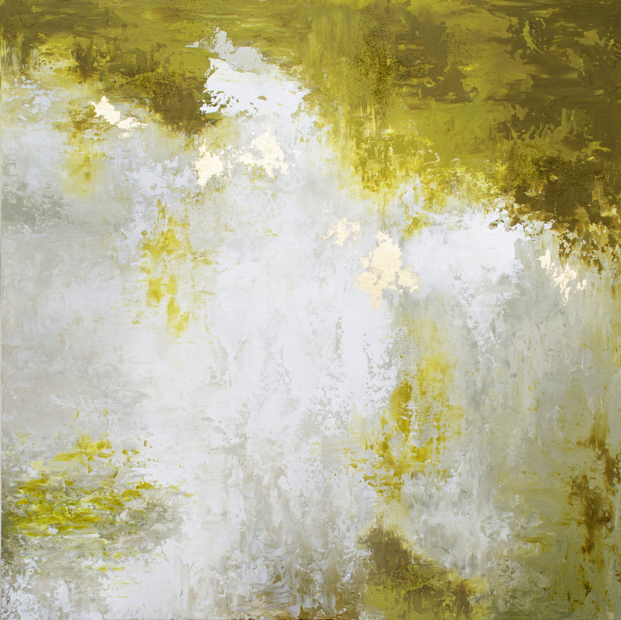 Abstract Moss Green 1 Poster och Canvastavla