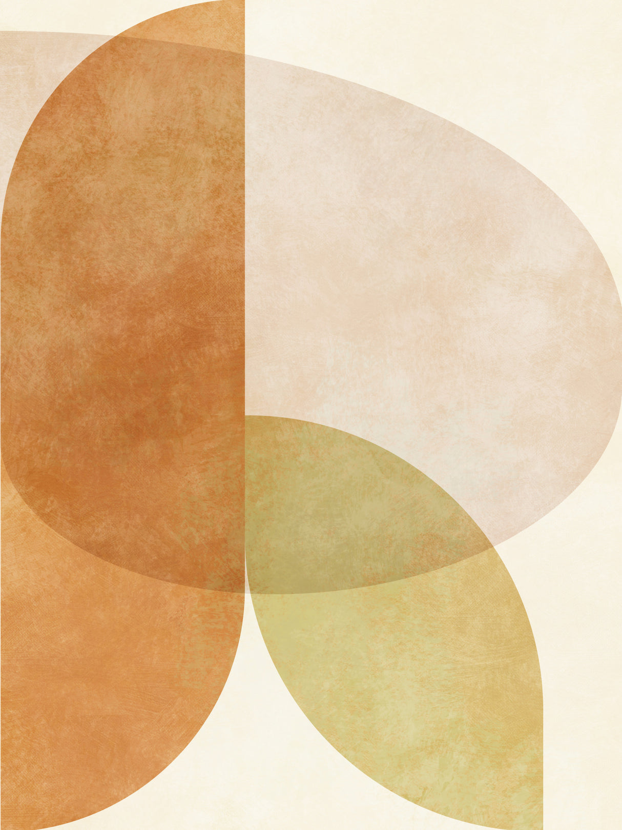 Aqua Shapes4 Kopie Poster och Canvastavla