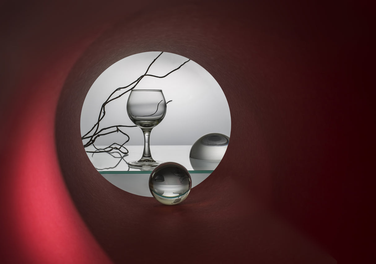 From the series "Experiments with glass" Poster och Canvastavla