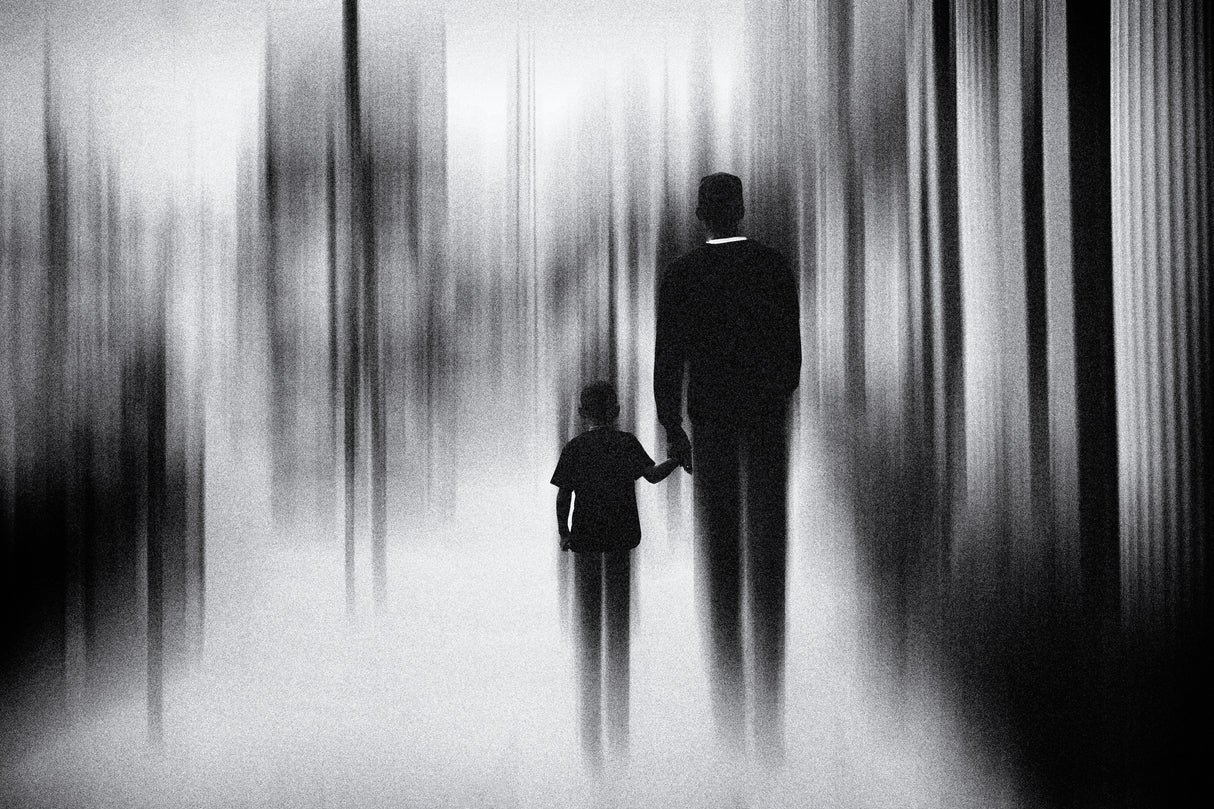 Father and son Poster och Canvastavla