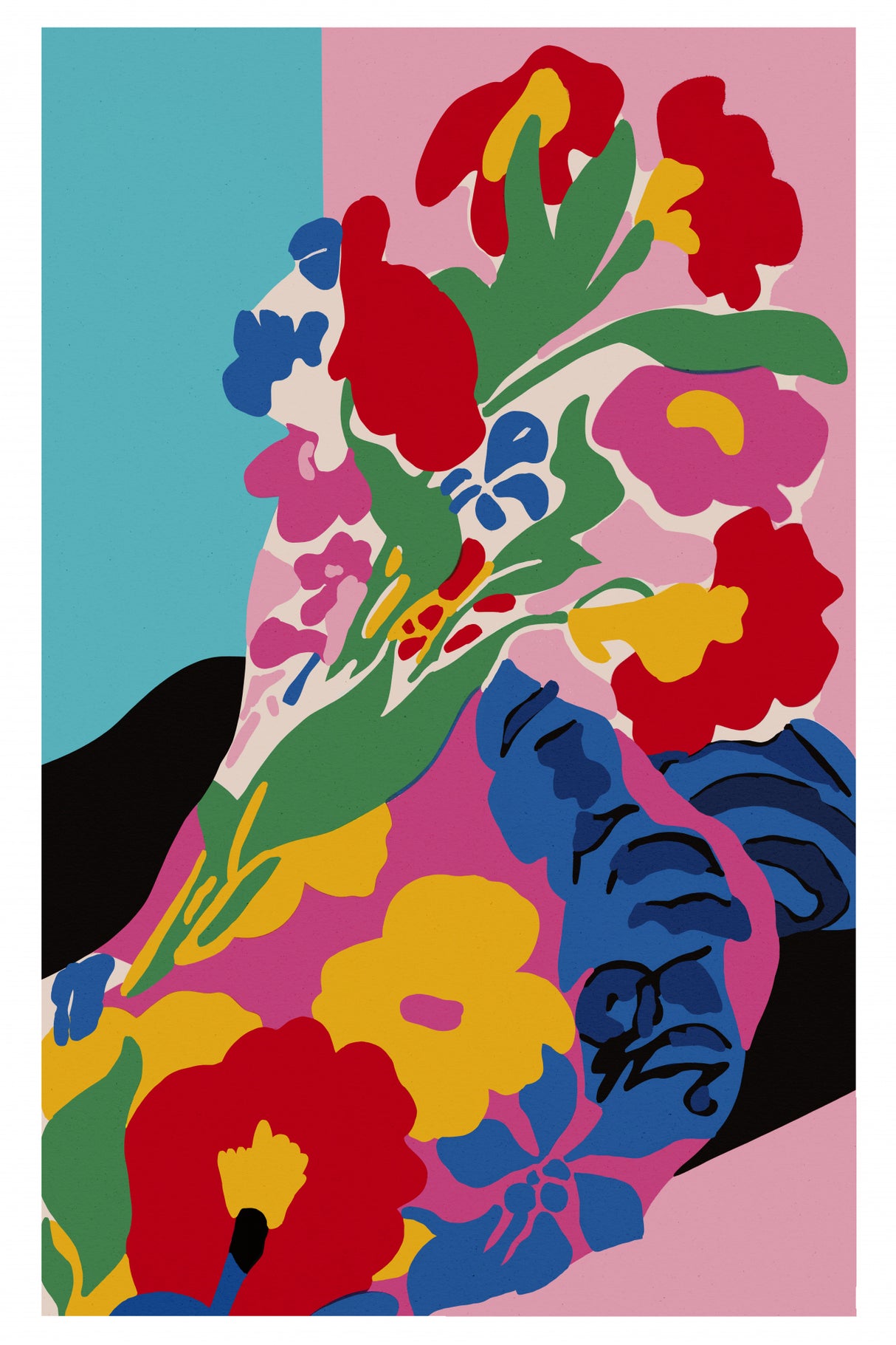 Market Flowers Poster och Canvastavla