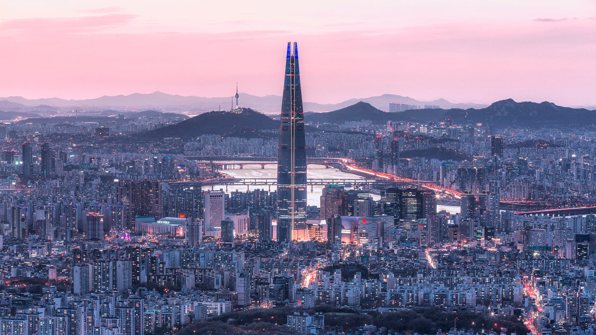 seoul city Poster och Canvastavla