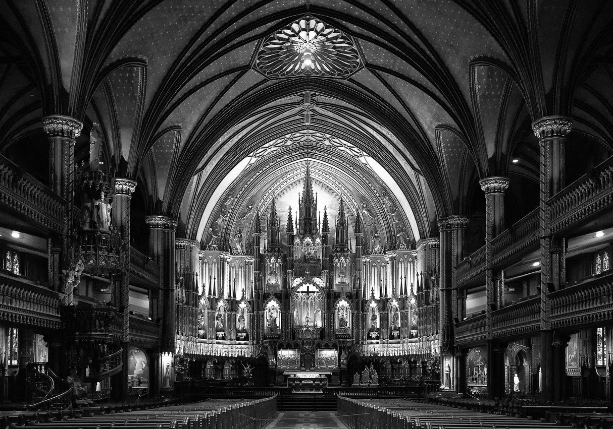 Notre-Dame Basilica of Montreal Poster och Canvastavla