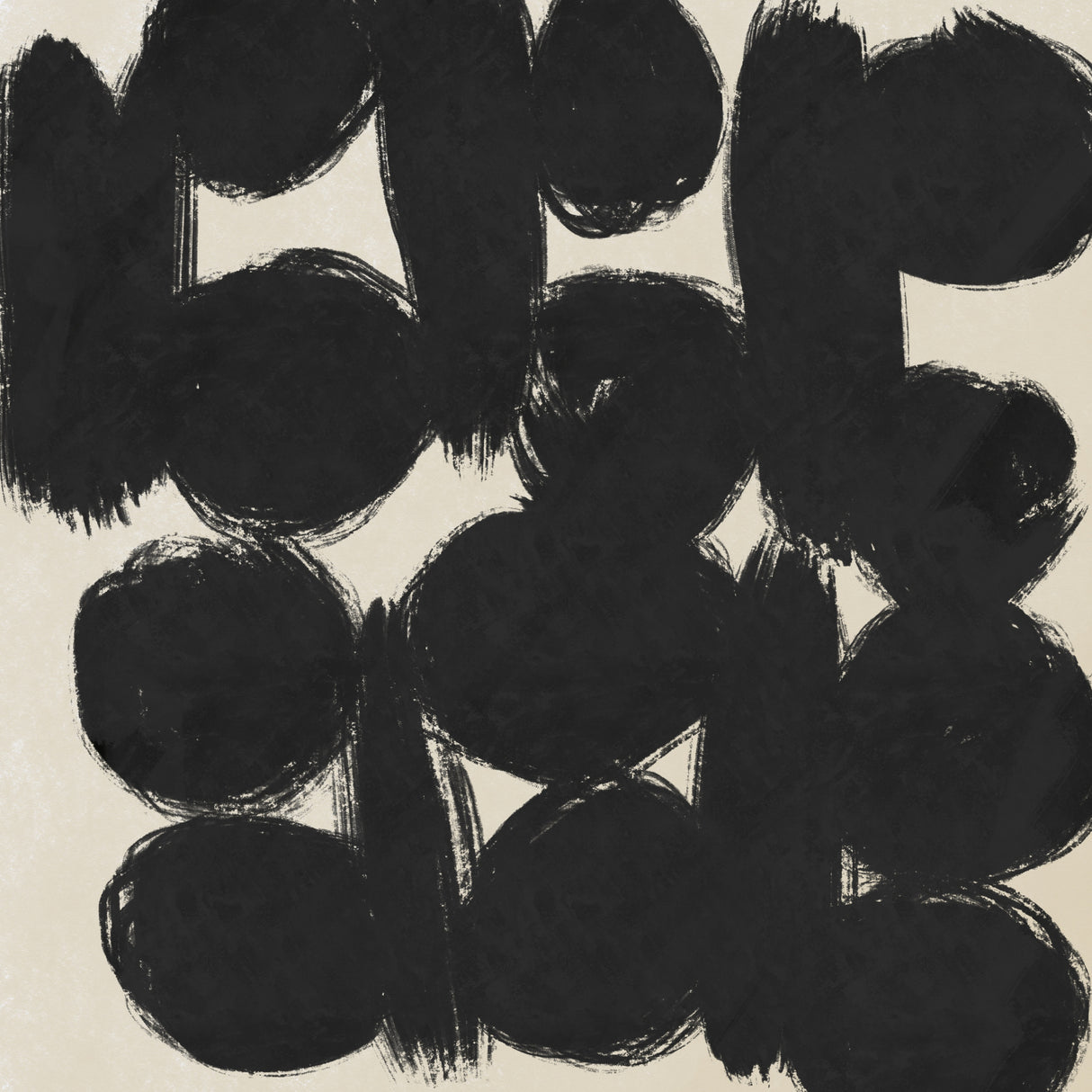 Circles abstract 02 Poster och Canvastavla