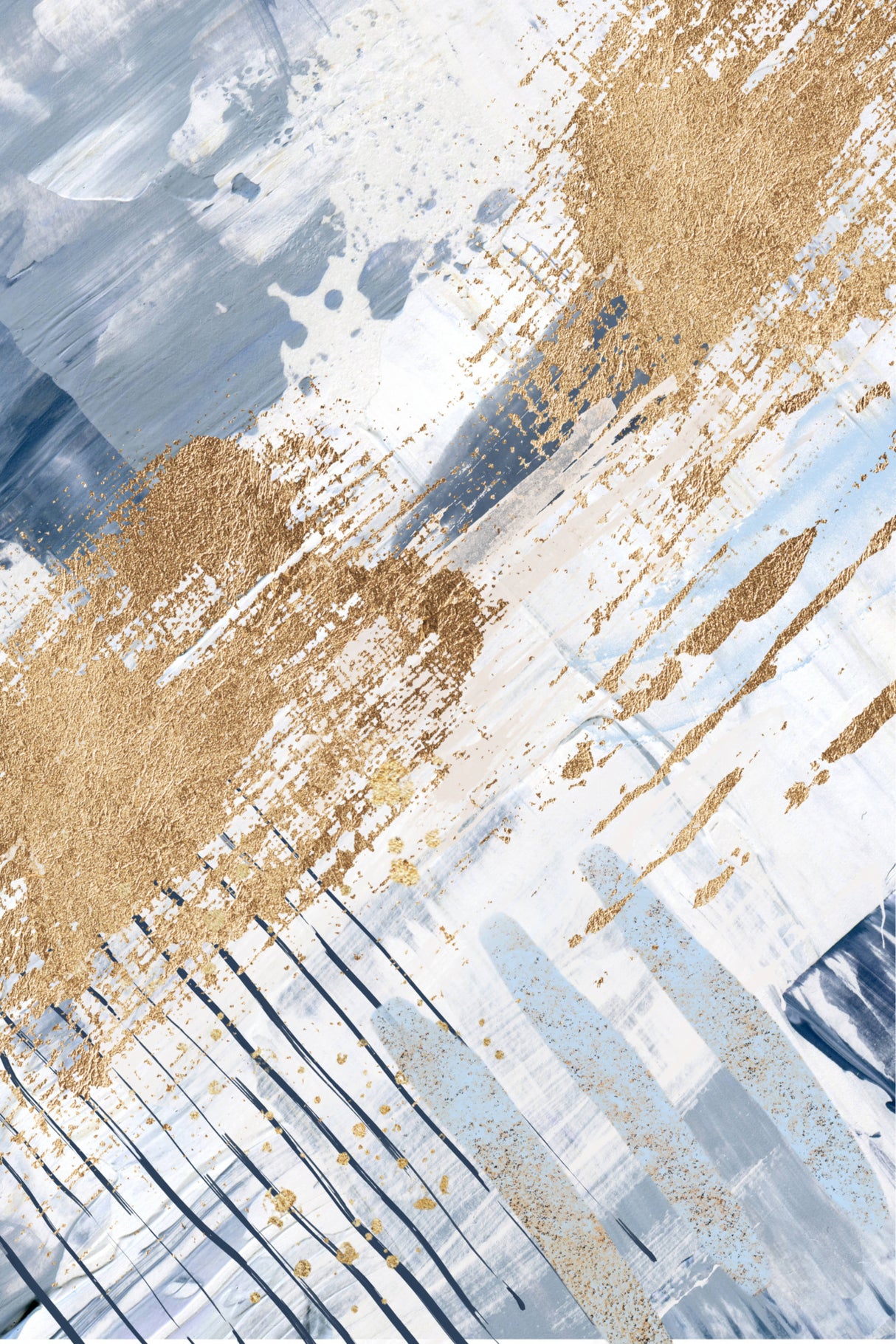 Serenity in Blue-1 Poster och Canvastavla