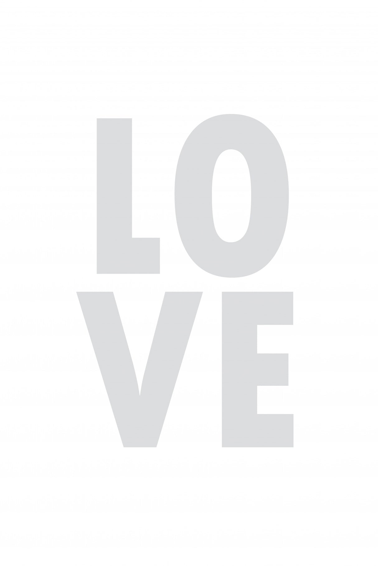 Lovegray2f Oju 2x3 Poster och Canvastavla