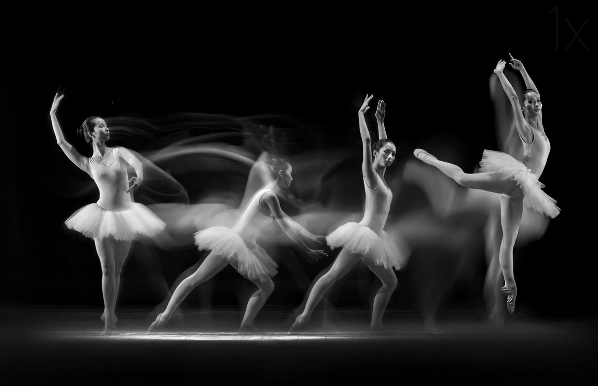 Balerina Art Wave Poster och Canvastavla