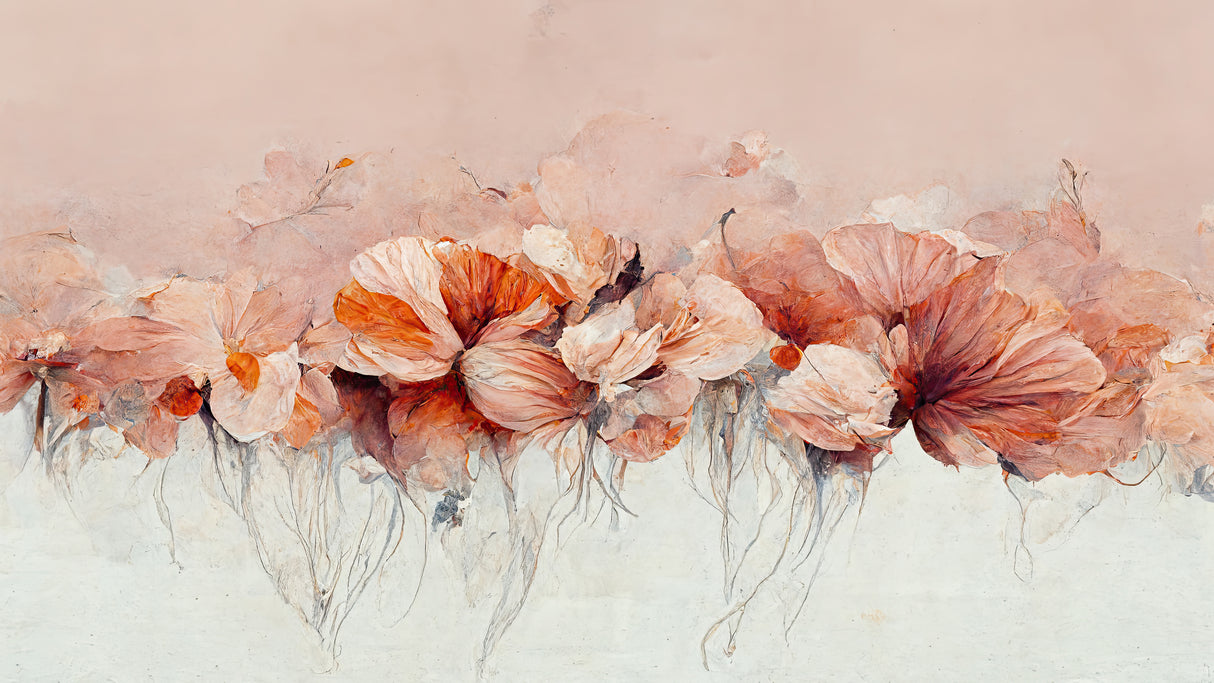 Flowers In A Row Poster och Canvastavla