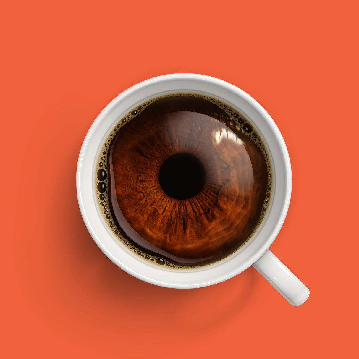Coffee Eye Print Poster och Canvastavla