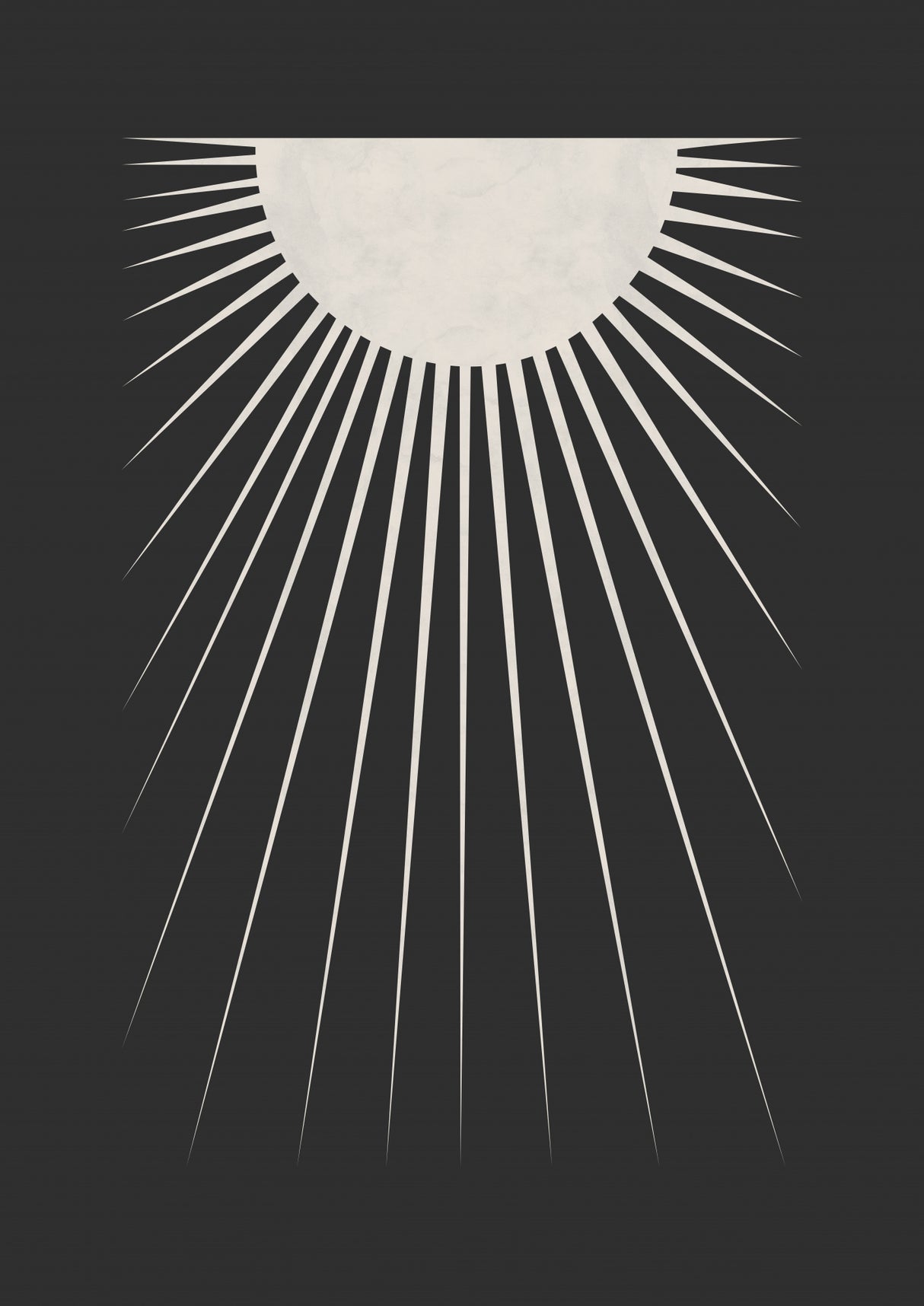 Minimal Moon Poster och Canvastavla