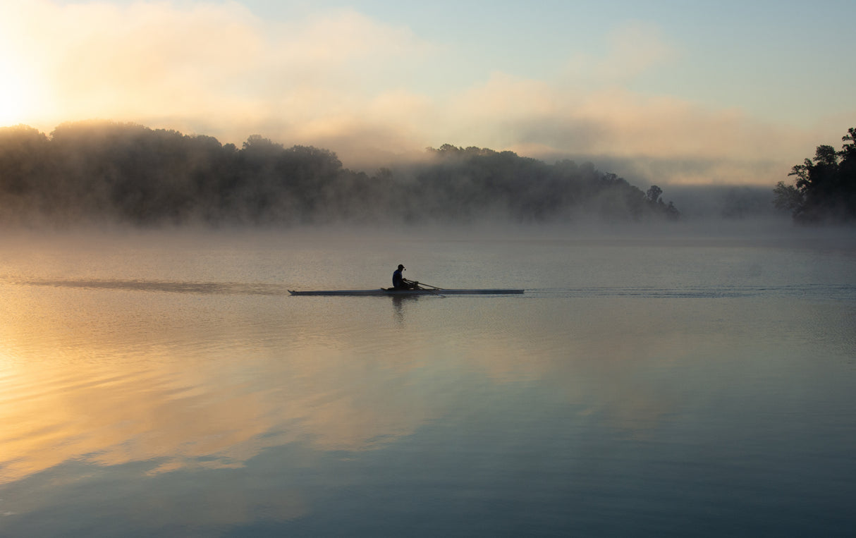 Rolling in foggy morning Poster och Canvastavla