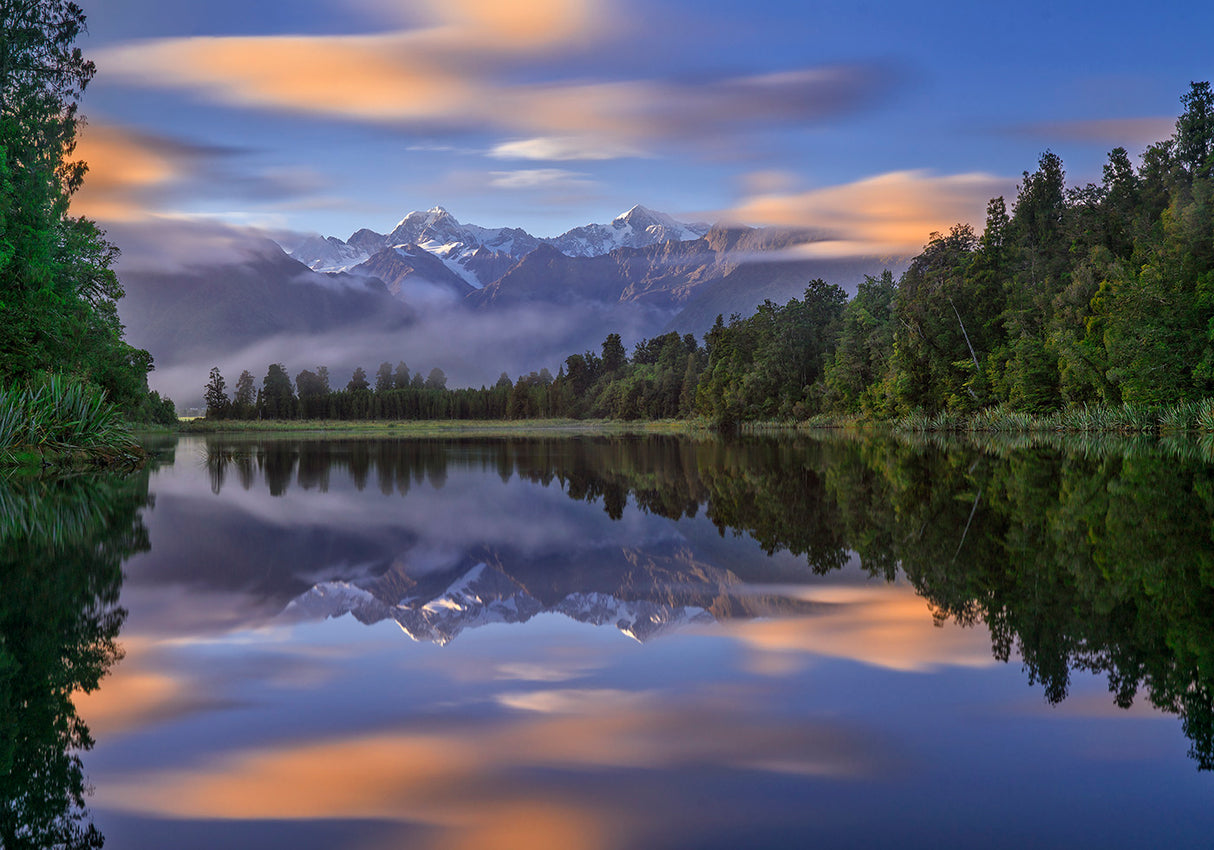 Lake Matheson Poster och Canvastavla