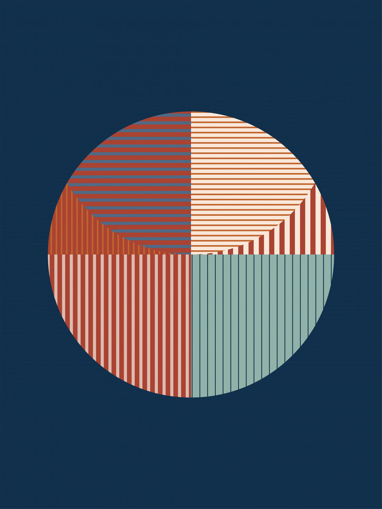 3x4 Aspectratiobluerust45 Poster och Canvastavla