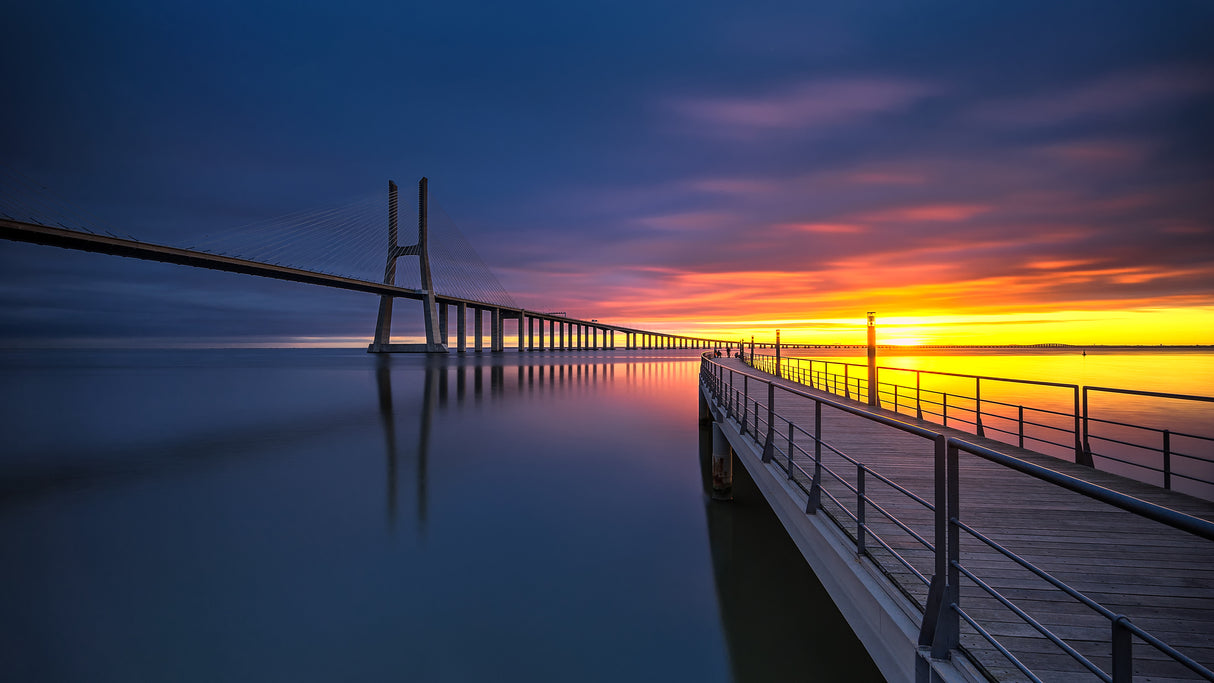 Ponte Vasco da Gama Poster och Canvastavla