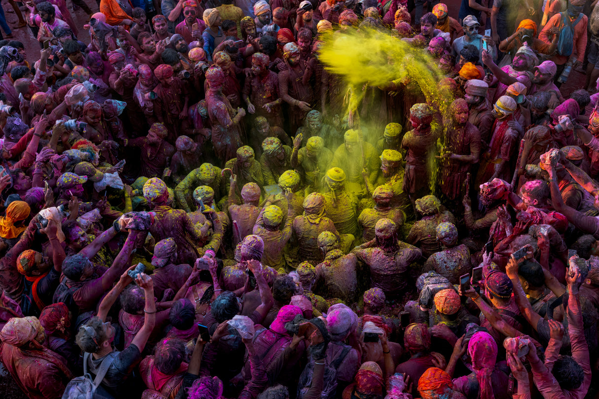 Colorful holi Poster och Canvastavla