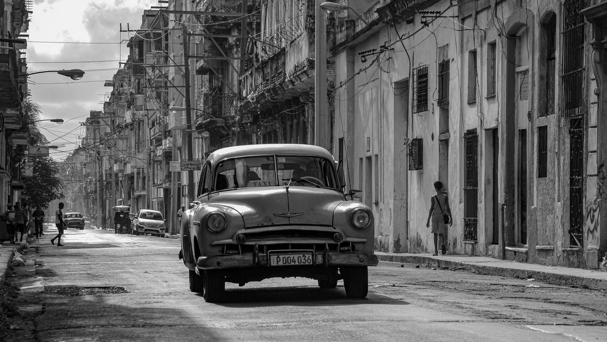 Havana in Black & White Poster och Canvastavla