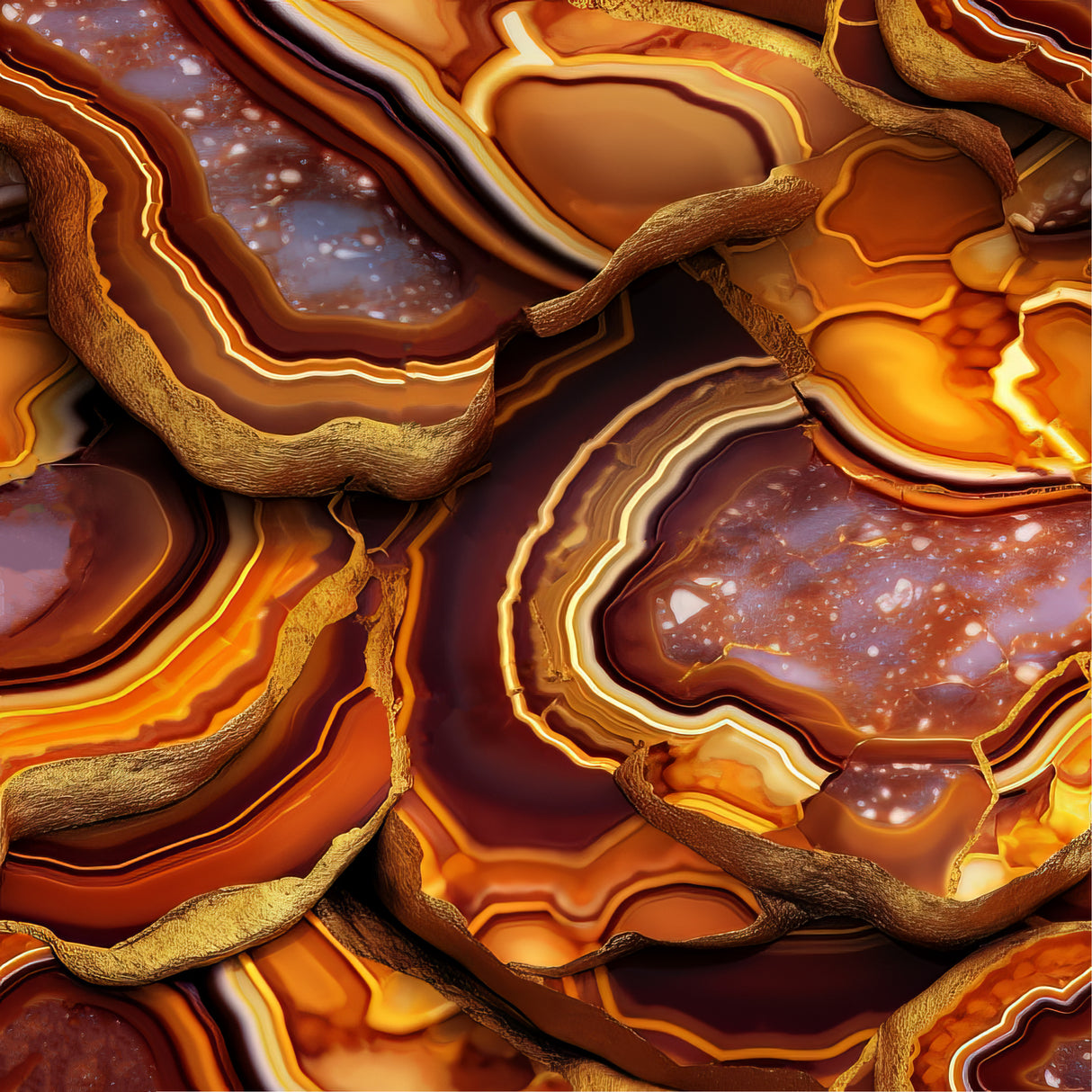 Agate 4 Poster och Canvastavla