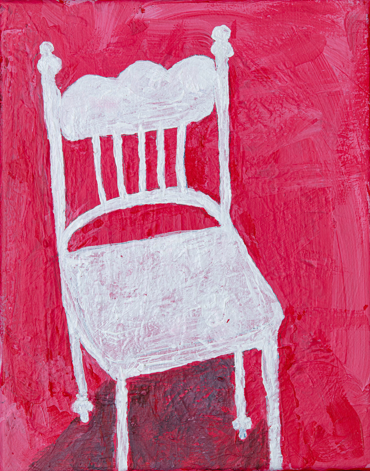 White Chair Poster och Canvastavla