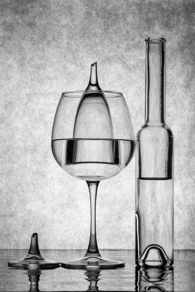 Broken glass Poster Kitchen poster eller kökstavla