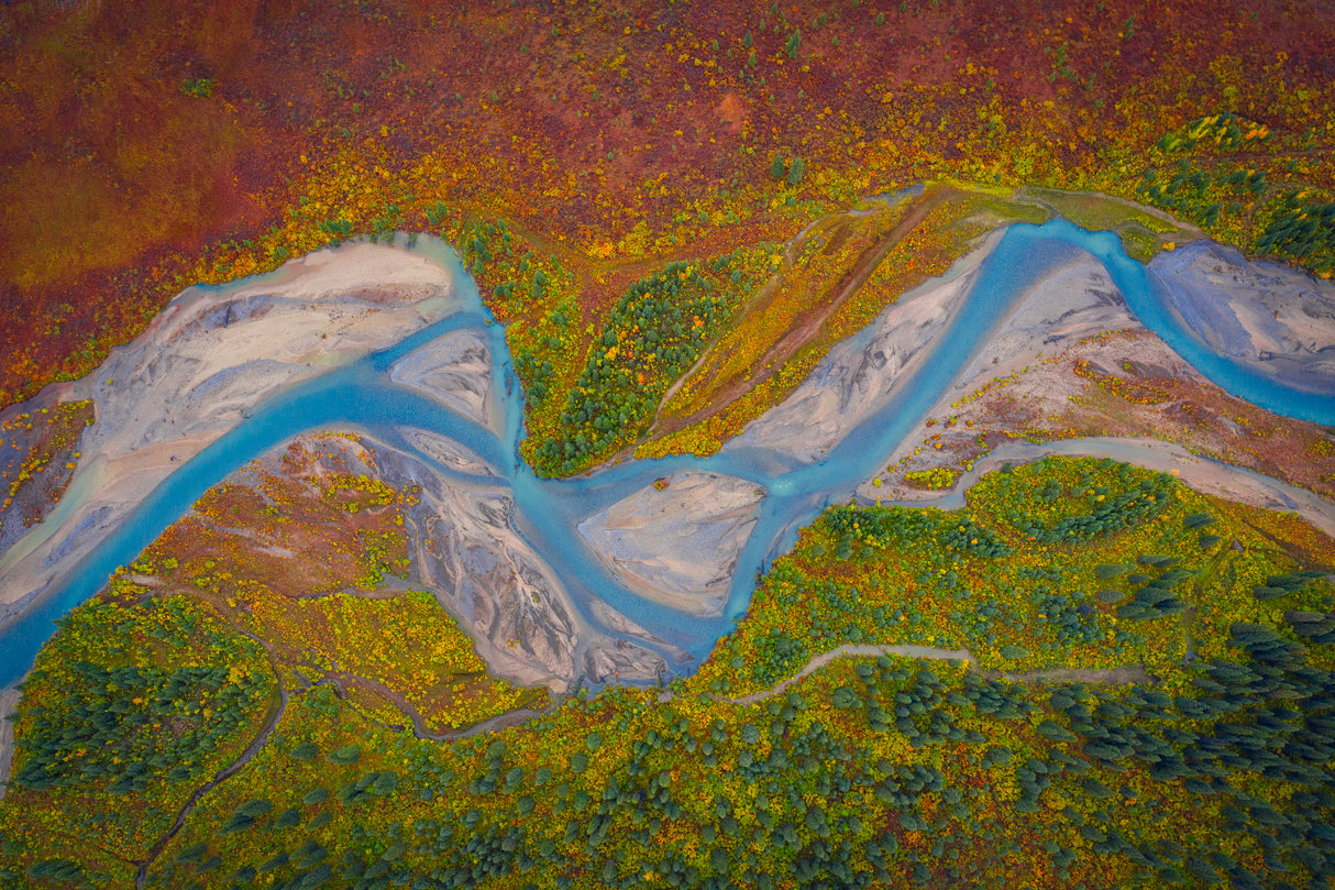 Matanuska River Poster och Canvastavla
