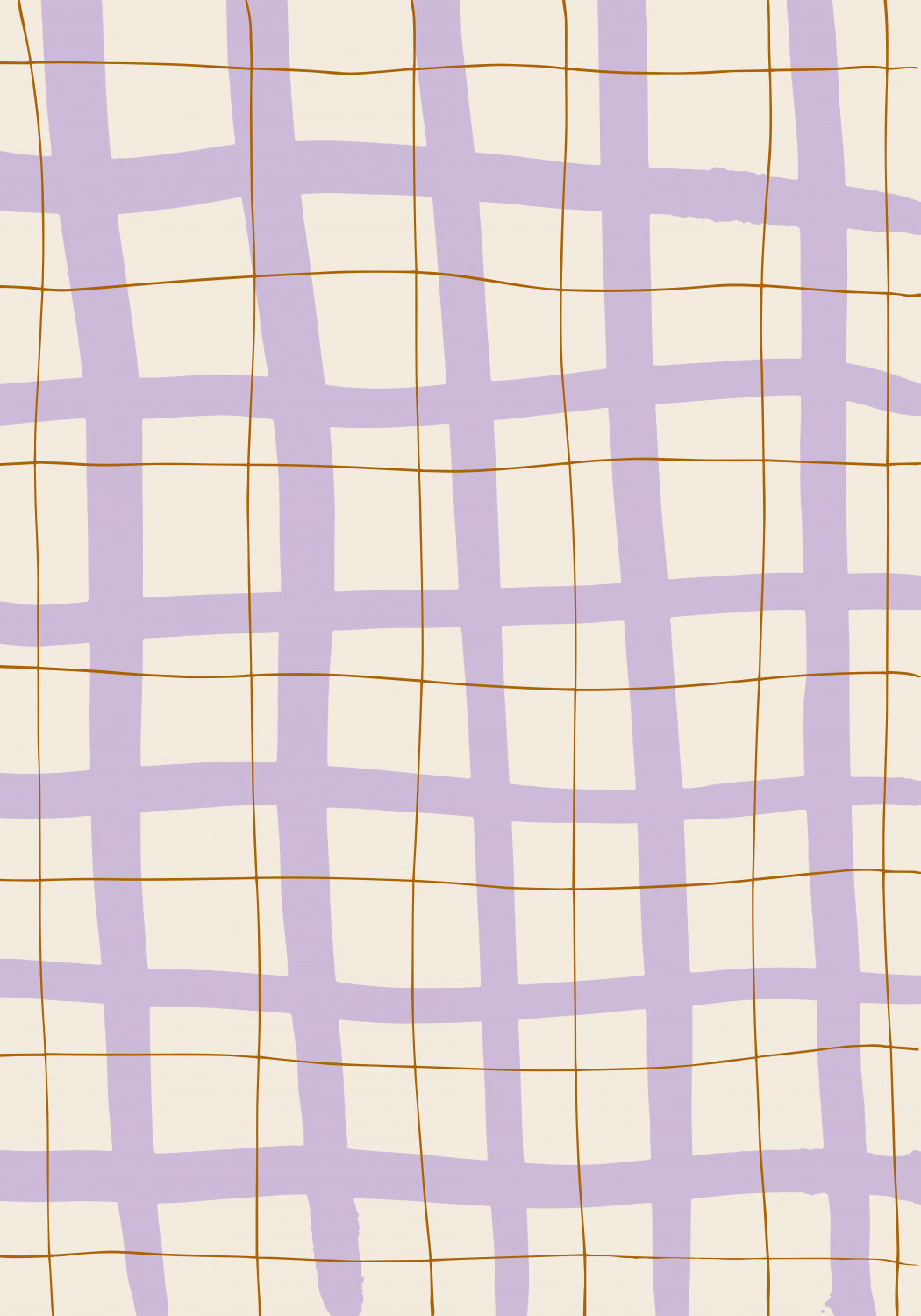 Lilac Grid Poster och Canvastavla