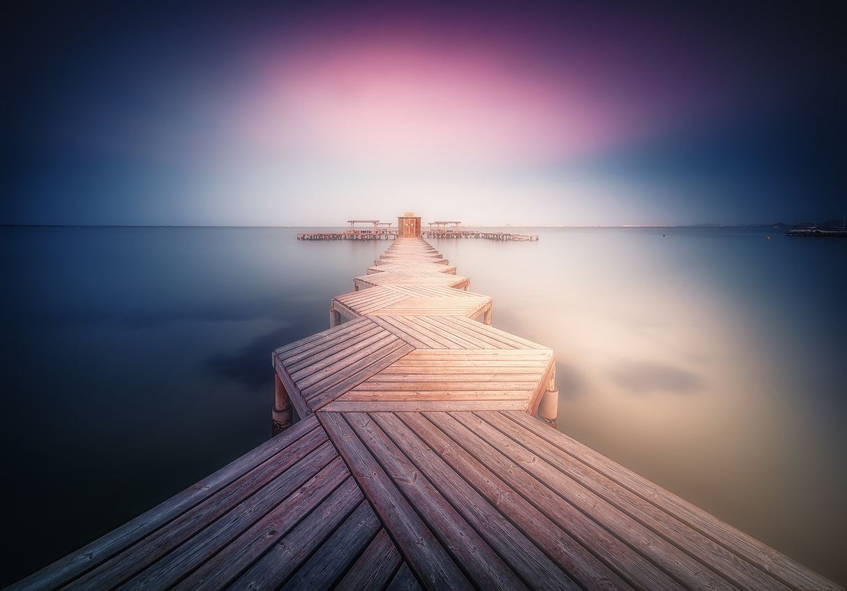 The Lighted Pier. Poster och Canvastavla