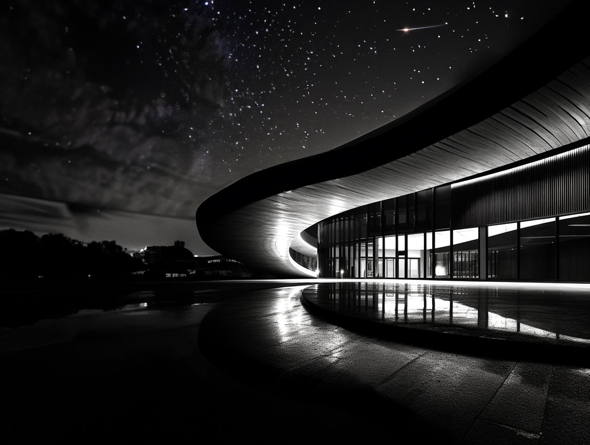 Curves on the night Poster och Canvastavla