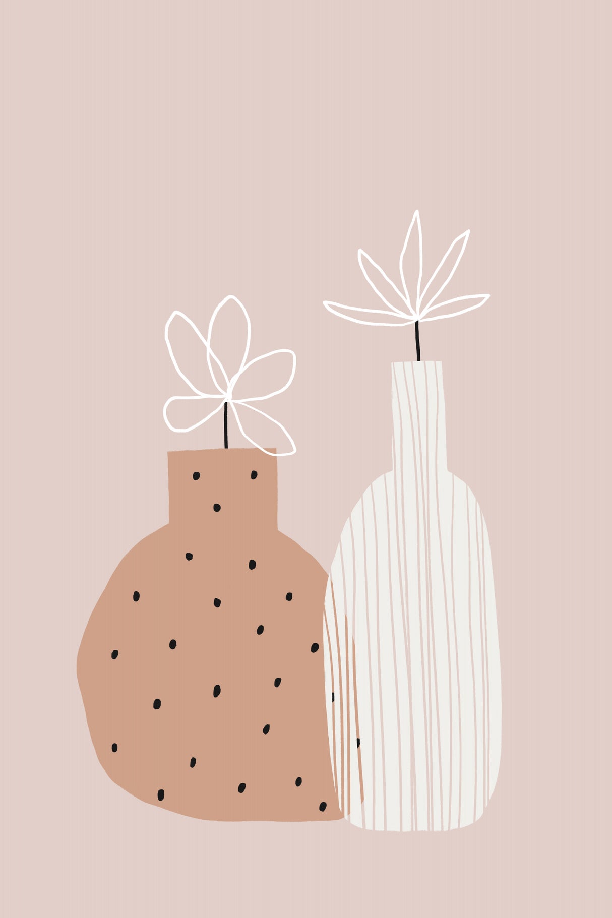 Tiny Flowers Poster och Canvastavla