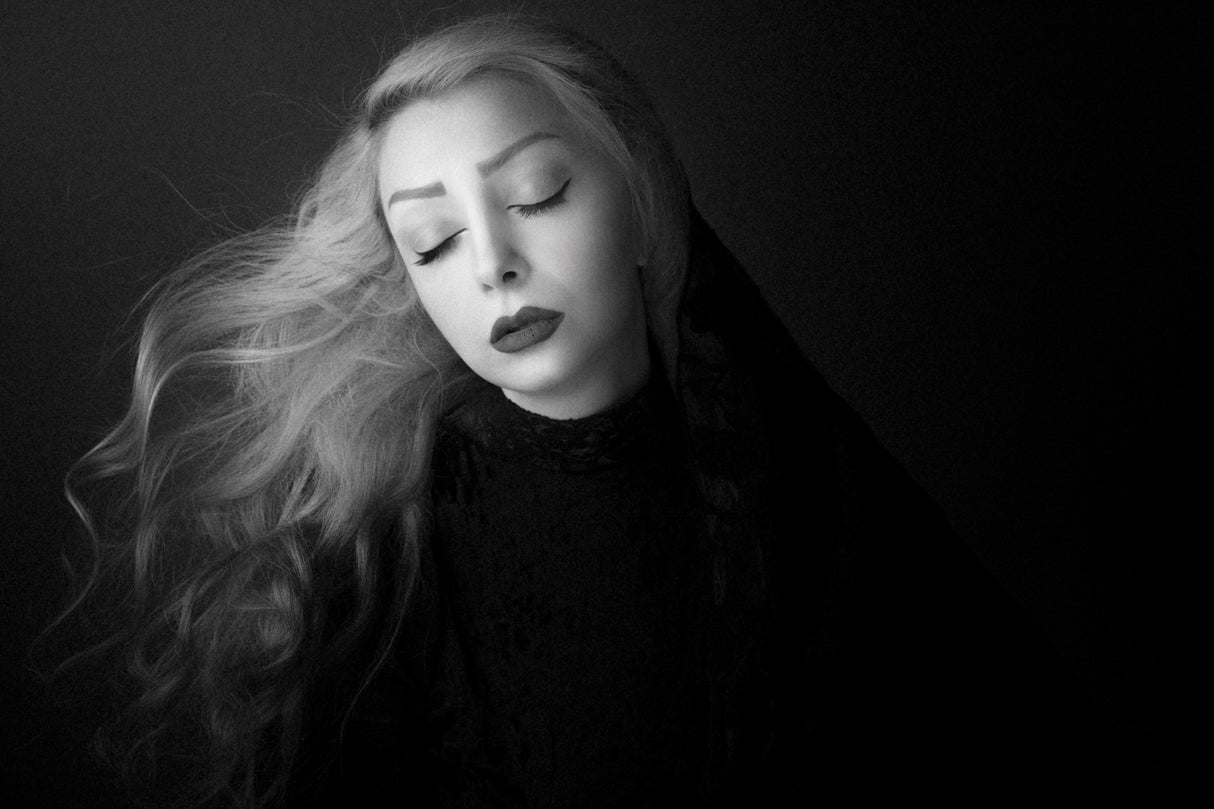 lady in black Poster och Canvastavla