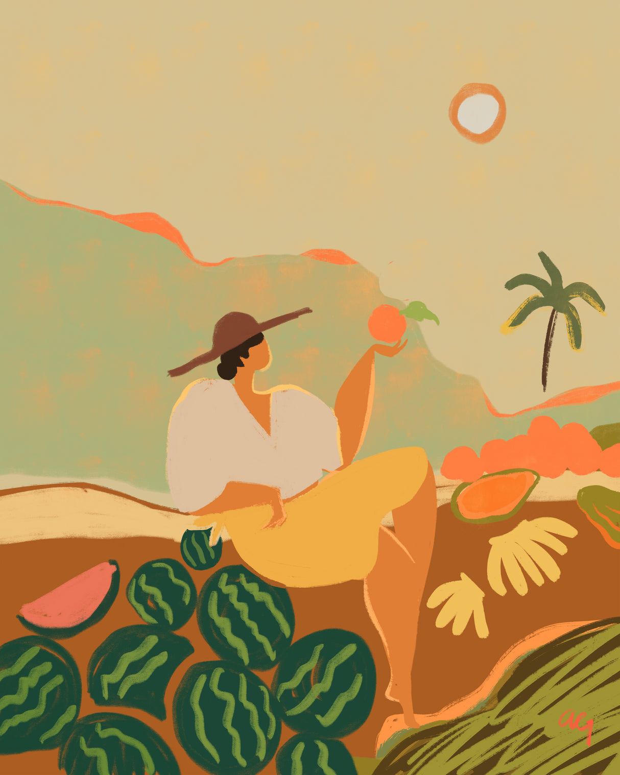 Farmer Guava Poster och Canvastavla