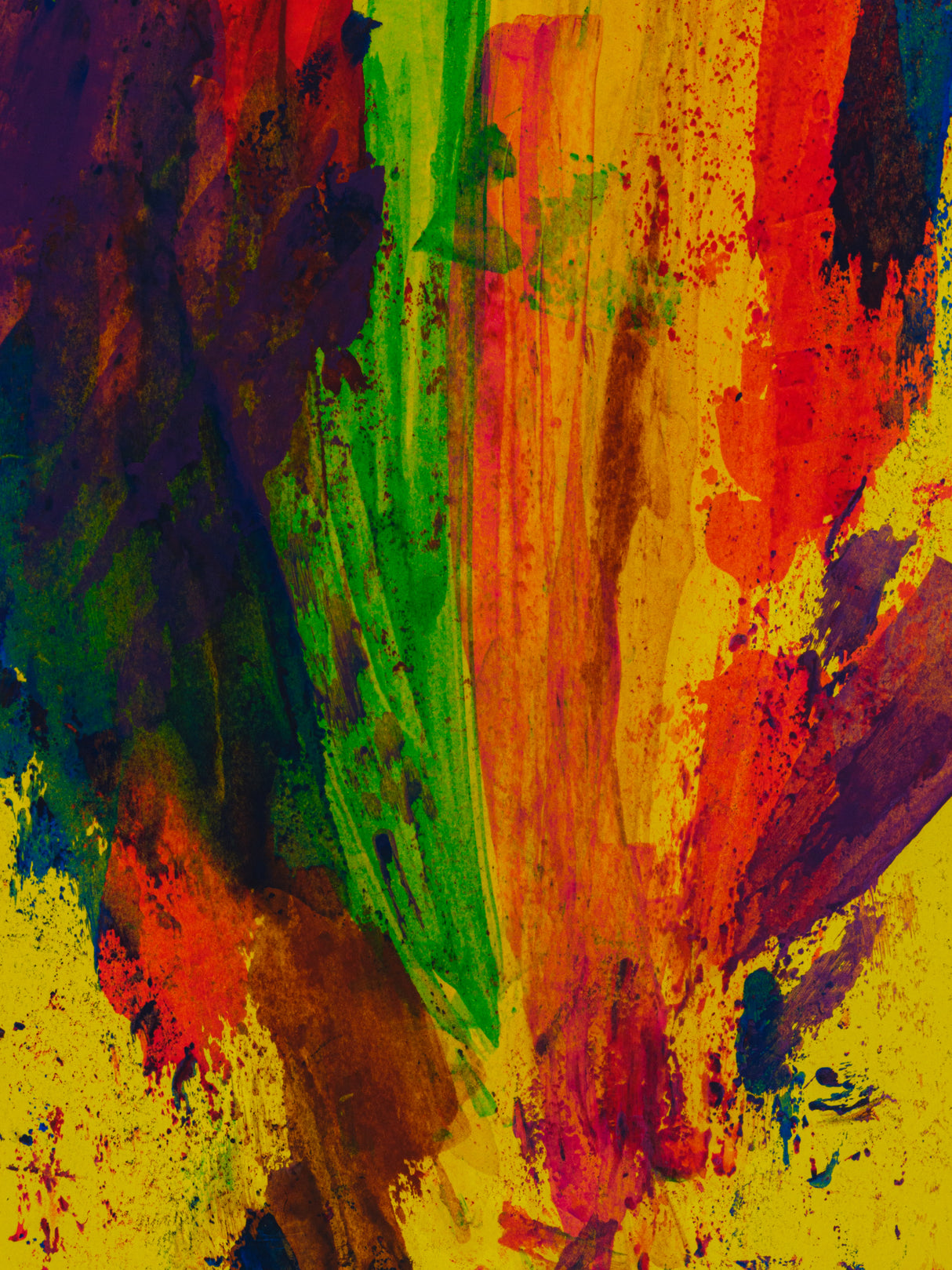 colored paints Poster och Canvastavla