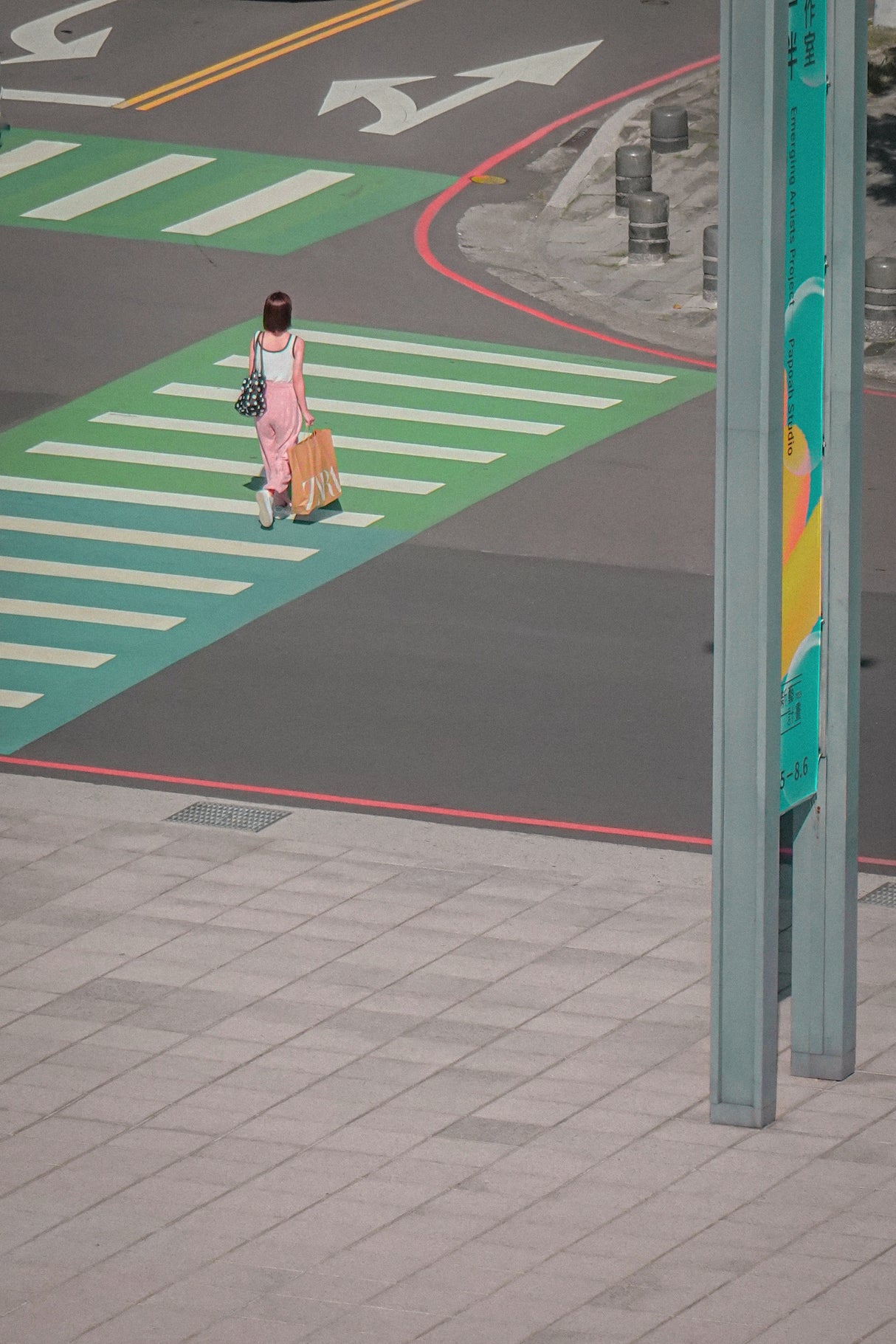Crosswalking Poster och Canvastavla
