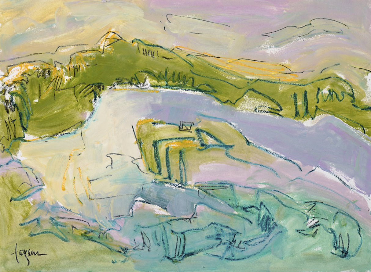 Df823treasured Island In a Sea of Dreams Poster och Canvastavla