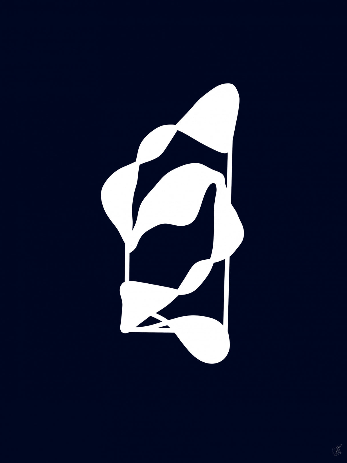 Scandi Abstract 6 Poster och Canvastavla