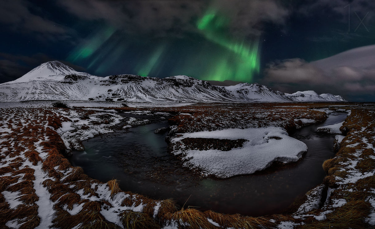 Icelandic Horseshoe Bend Poster och Canvastavla