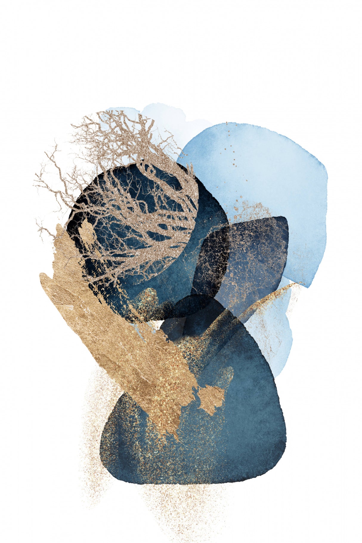 Cool Blue-3 Poster och Canvastavla