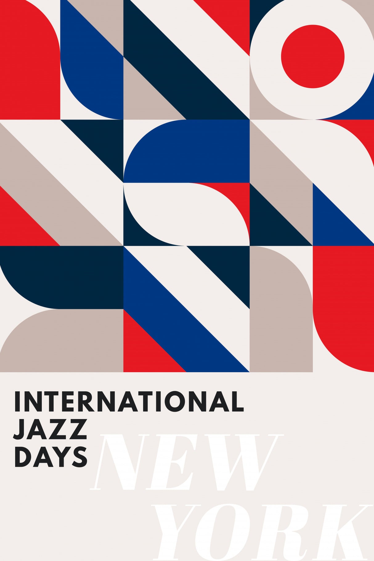 Jazz Days New York Poster och Canvastavla